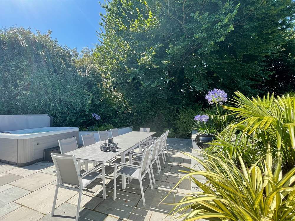 Spend balmy summer afternoons here.
