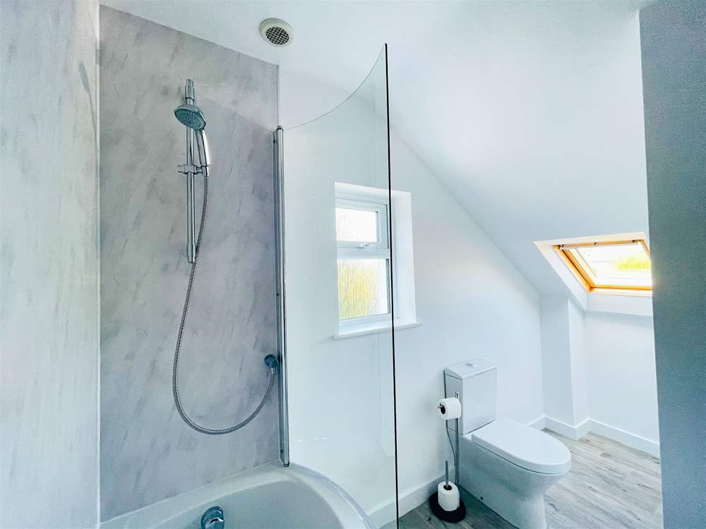 The en-suite shower room.