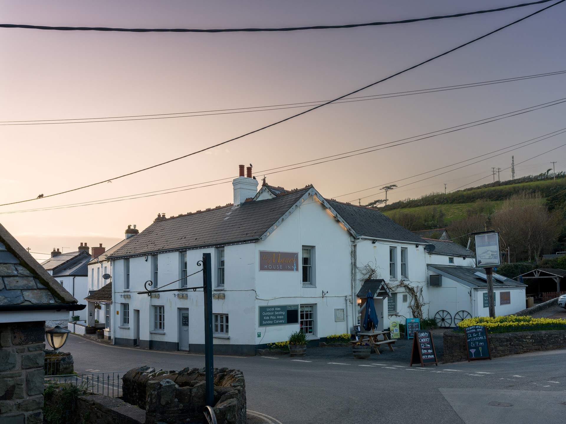 The perfect spot for a family evening meal!