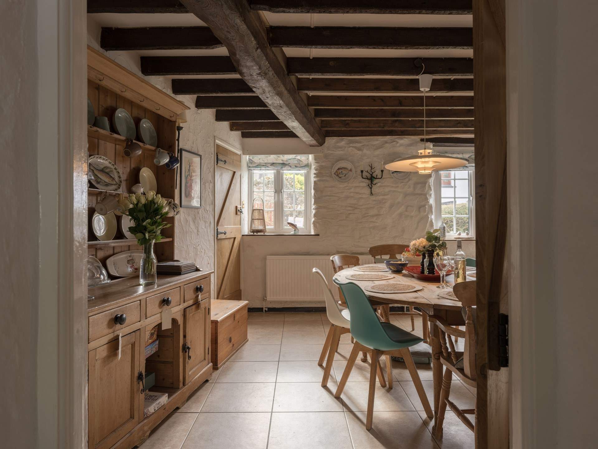 Head through to the dining room.