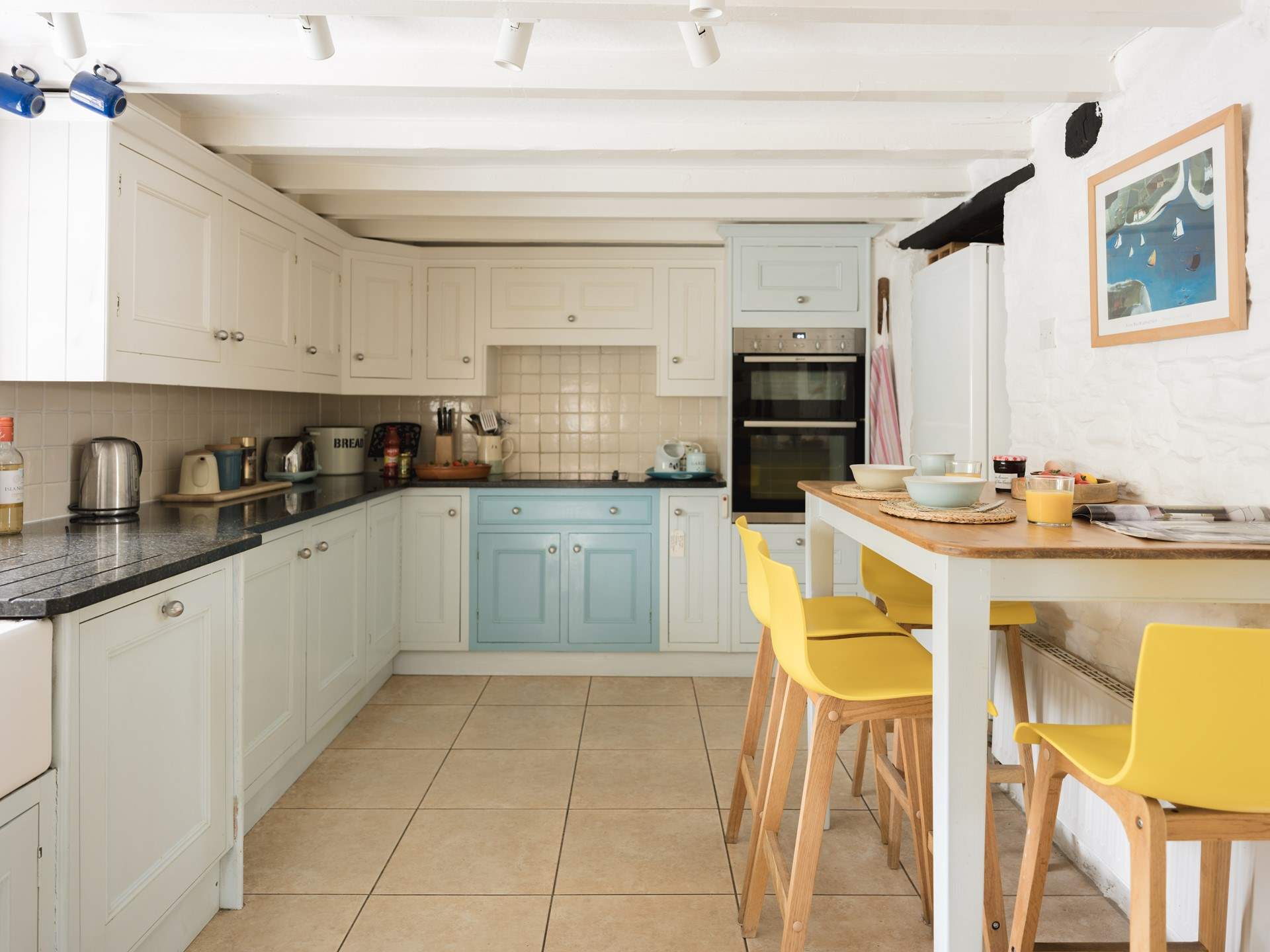 The kitchen is very well-equipped ready for that first family feast.