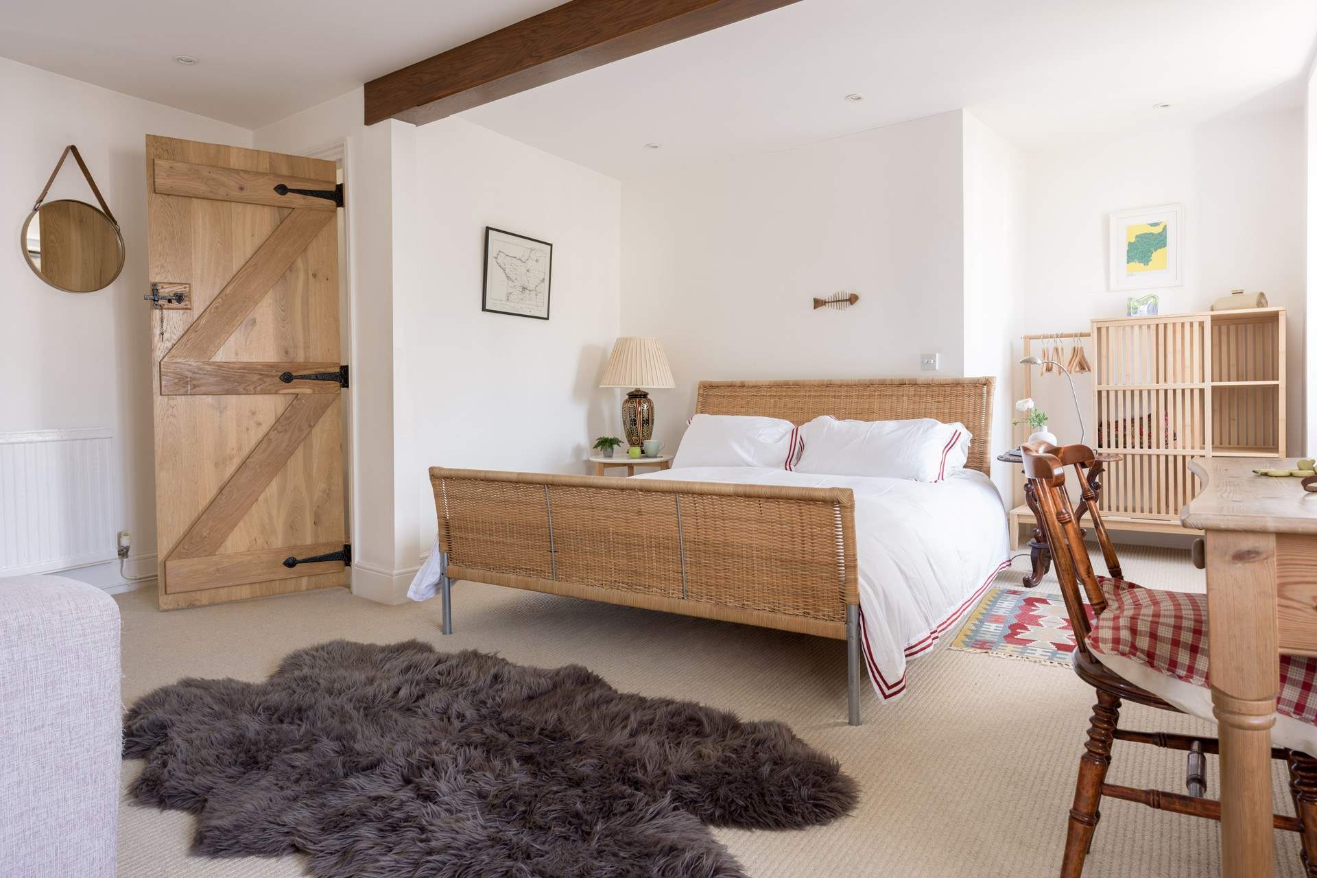 Head down the landing to find a gorgeous bedroom.
