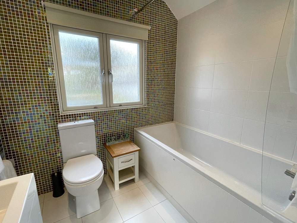 There is also a family bathroom on the first floor.