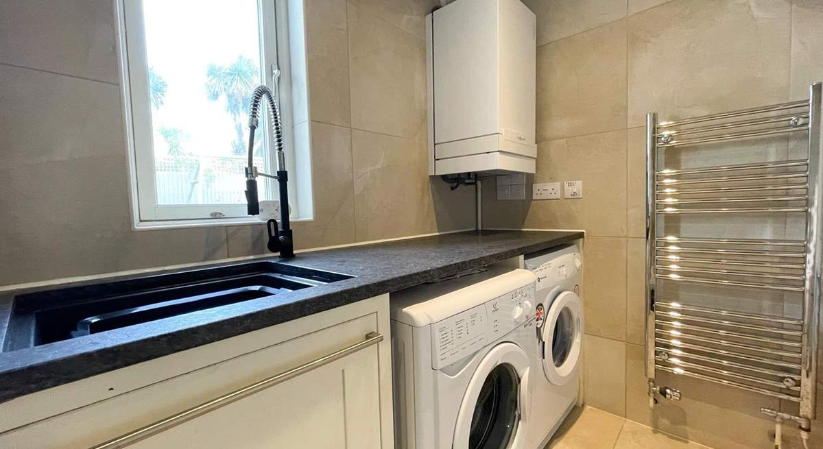 Keep up to date with the washing in the utility room. 