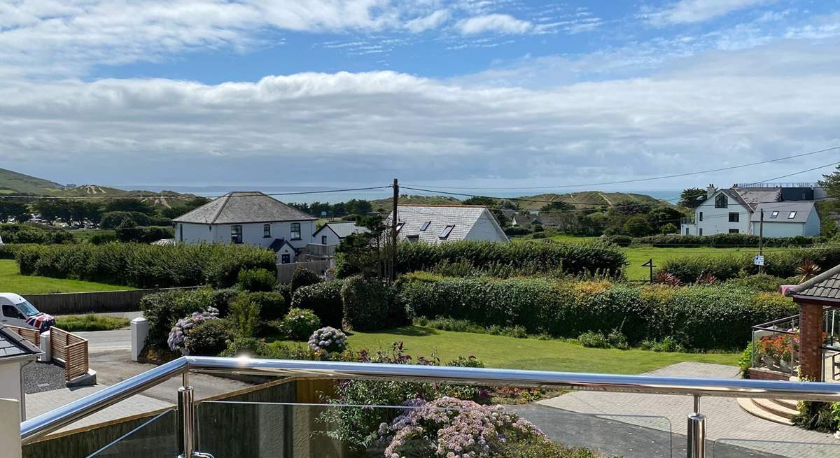 Take in the view towards the sea. 