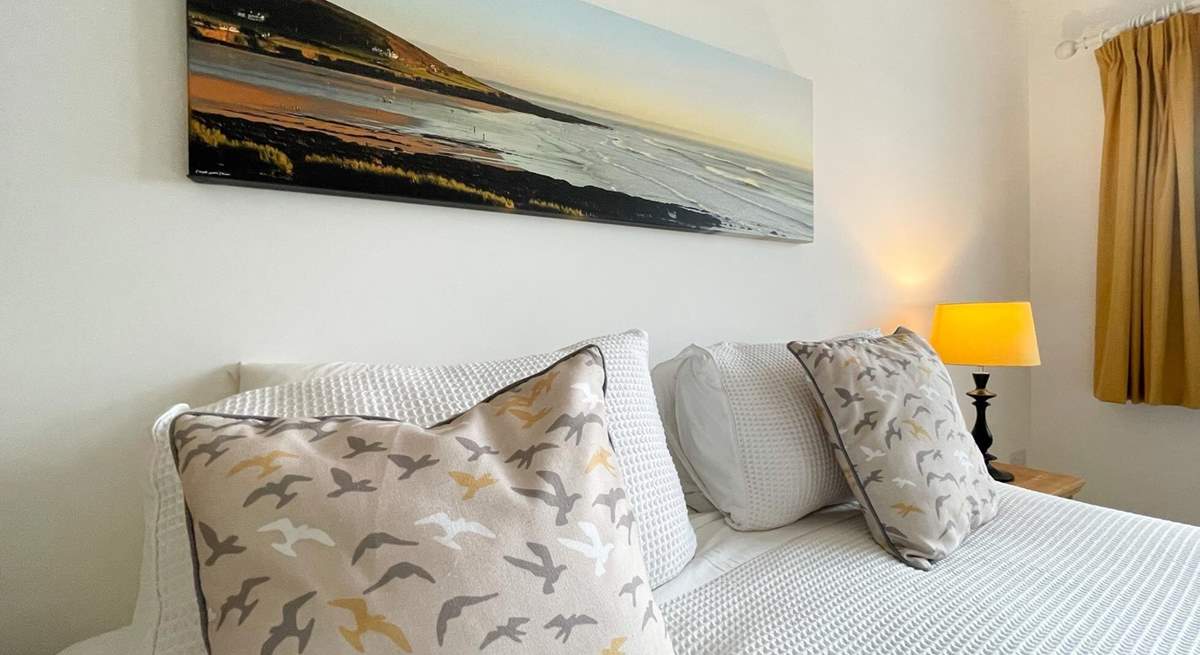 Luxury linens for a great nights sleep. 