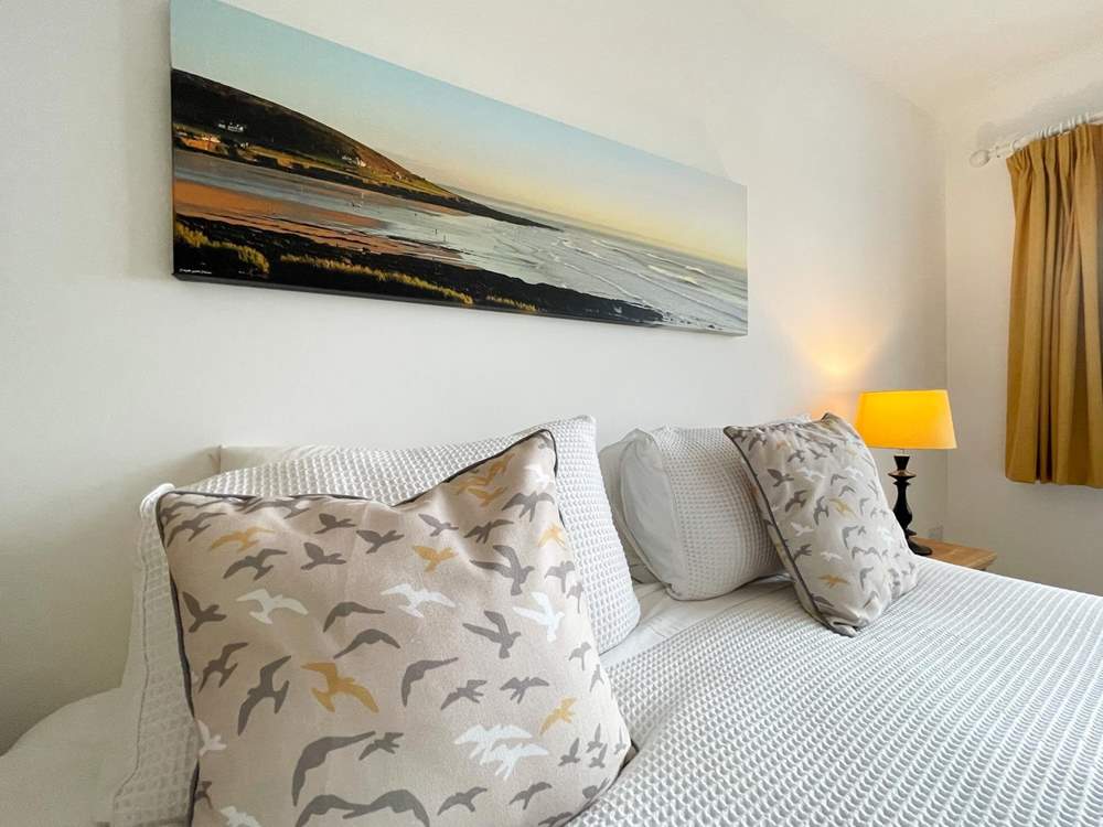 Luxury linens for a great nights sleep.