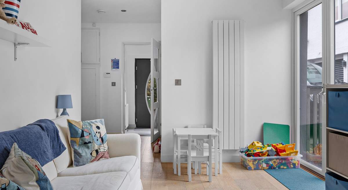 The playroom leads out in to the garden. Such a great space for the children to enjoy.