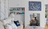 The warming wood-burner will keep you cosy throughout the seasons.  - Thumbnail Image