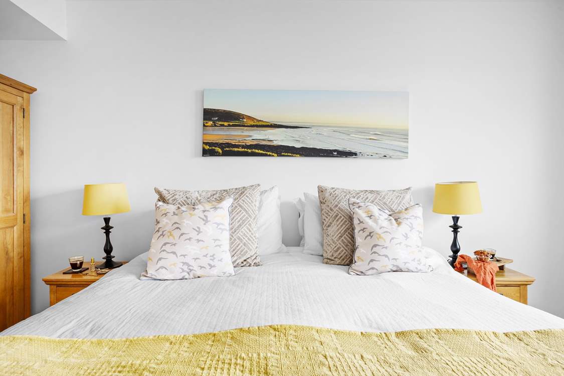 Luxury linens for a great nights sleep.