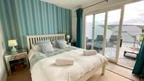 Bedroom 3 has a fabulous balcony for your enjoyment.