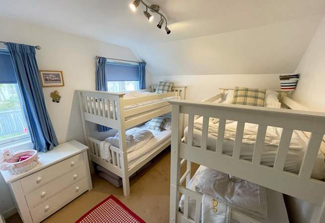 Bedroom four is the perfect room for four people.