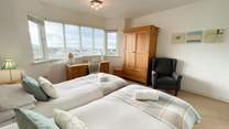 Bedroom 2 can be a twin or super-king when pushed together. This room also has an en suite bathroom.