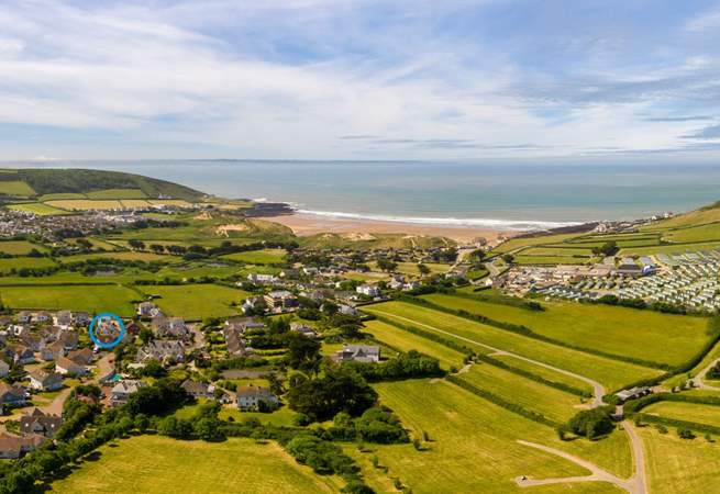 You can be at the beach as the sun rises.