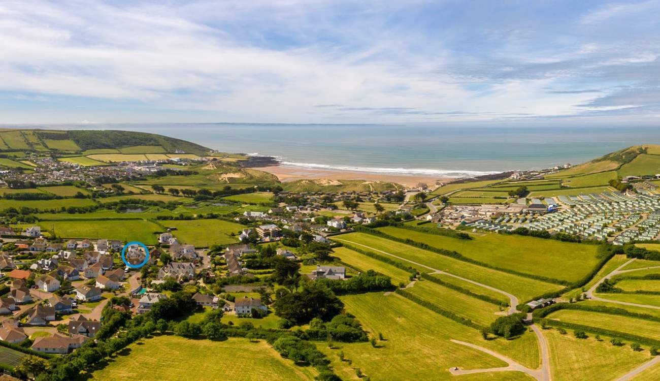 You can be at the beach as the sun rises.