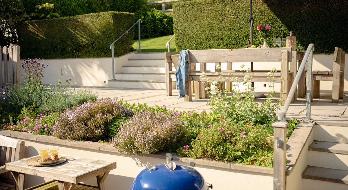 Terraced gardens offer the perfect zoning for any garden.