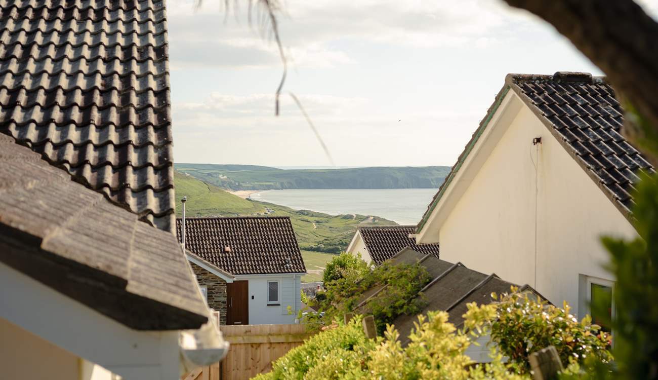 The beach and town of Woolacombe are within walking distance.