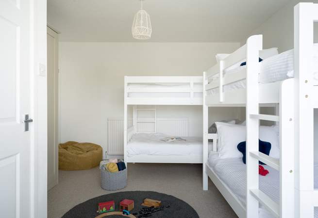 On the ground floor you will find the twin bunk bedroom.