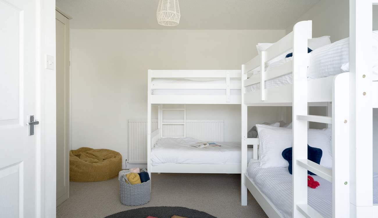 On the ground floor you will find the twin bunk bedroom.