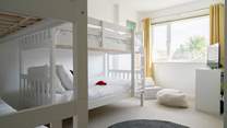 The bedroom has a Smart TV making this the perfect chill out room for the younger members of the family. 
