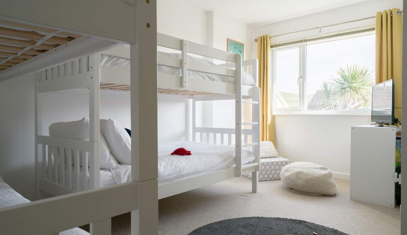 The bedroom has a Smart TV making this the perfect chill out room for the younger members of the family. 