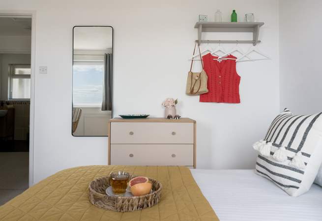 This bedroom offers a lovely sense of calm.