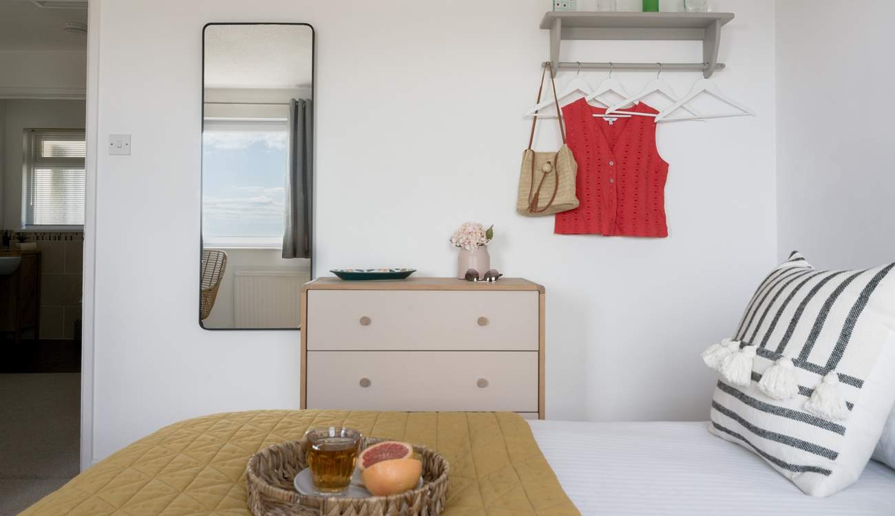 This bedroom offers a lovely sense of calm.