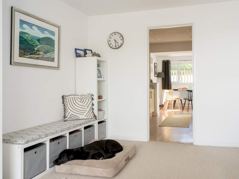 From the sitting room head to the kitchen/diner and on to the back garden.