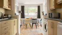 Perfectly placed with everything you need to cook up a family feast.
