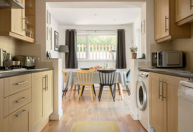 Perfectly placed with everything you need to cook up a family feast.