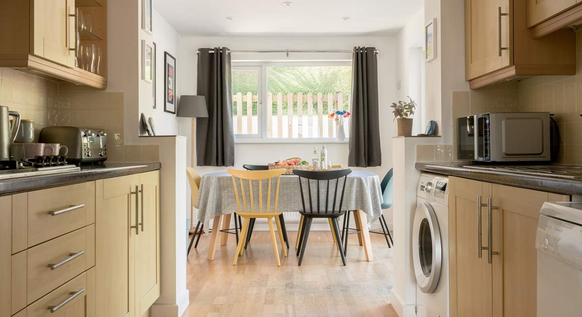 Perfectly placed with everything you need to cook up a family feast.