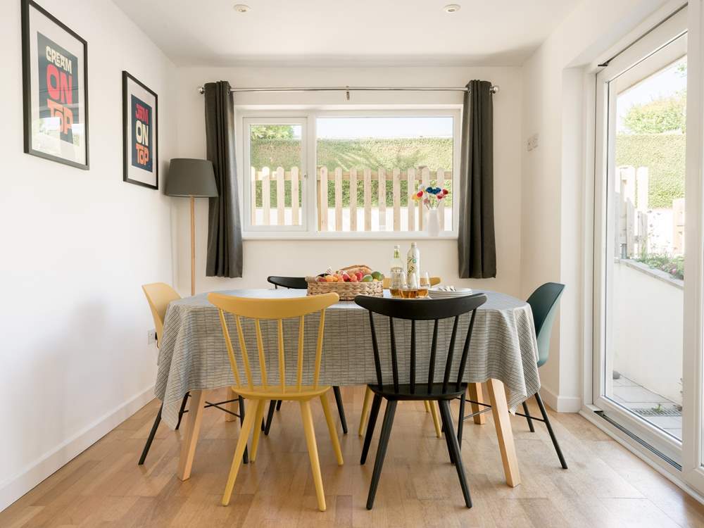 The kitchen diner offers the perfect spot for a family feast.