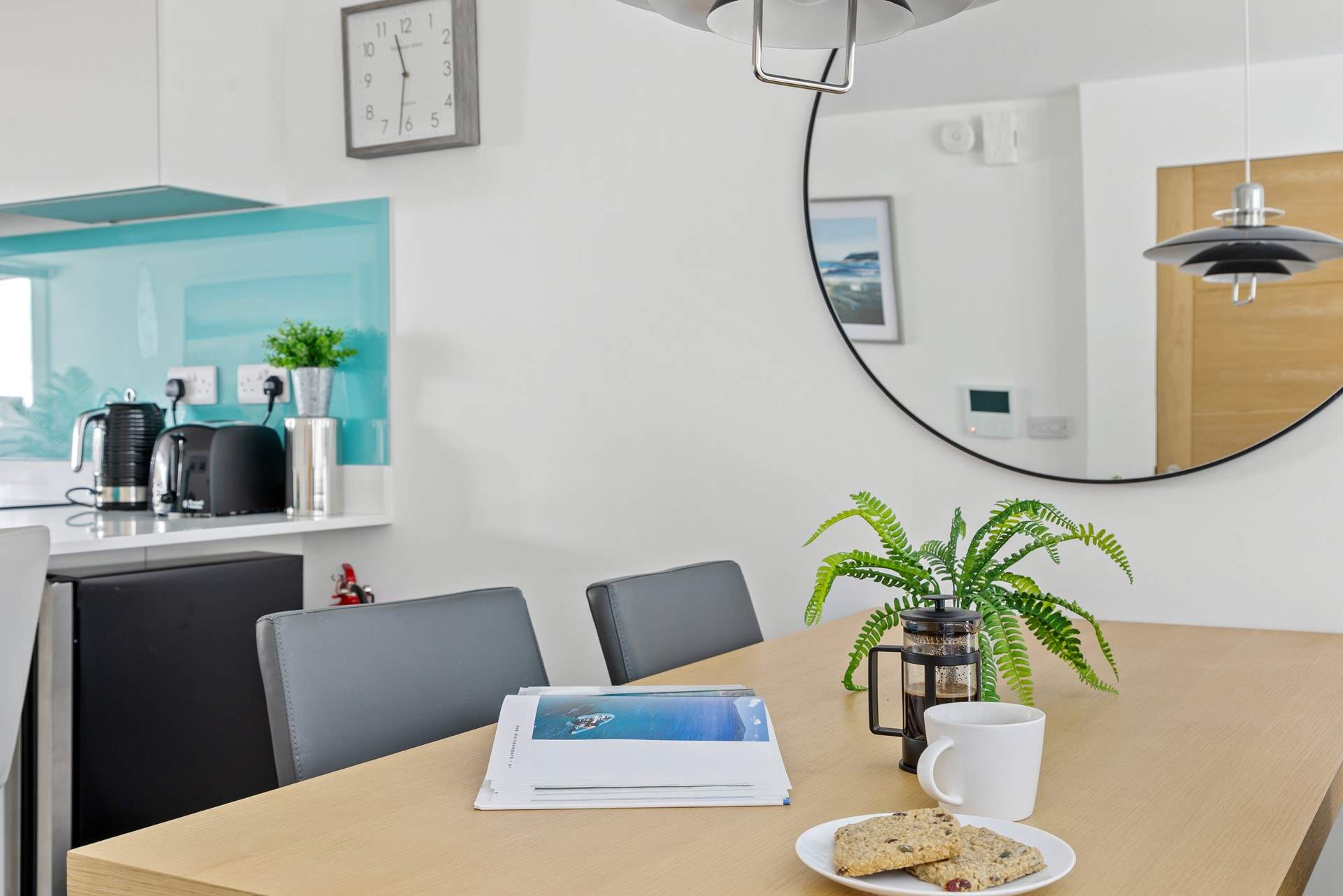 Sit around the table and chat about the adventures of the day. 