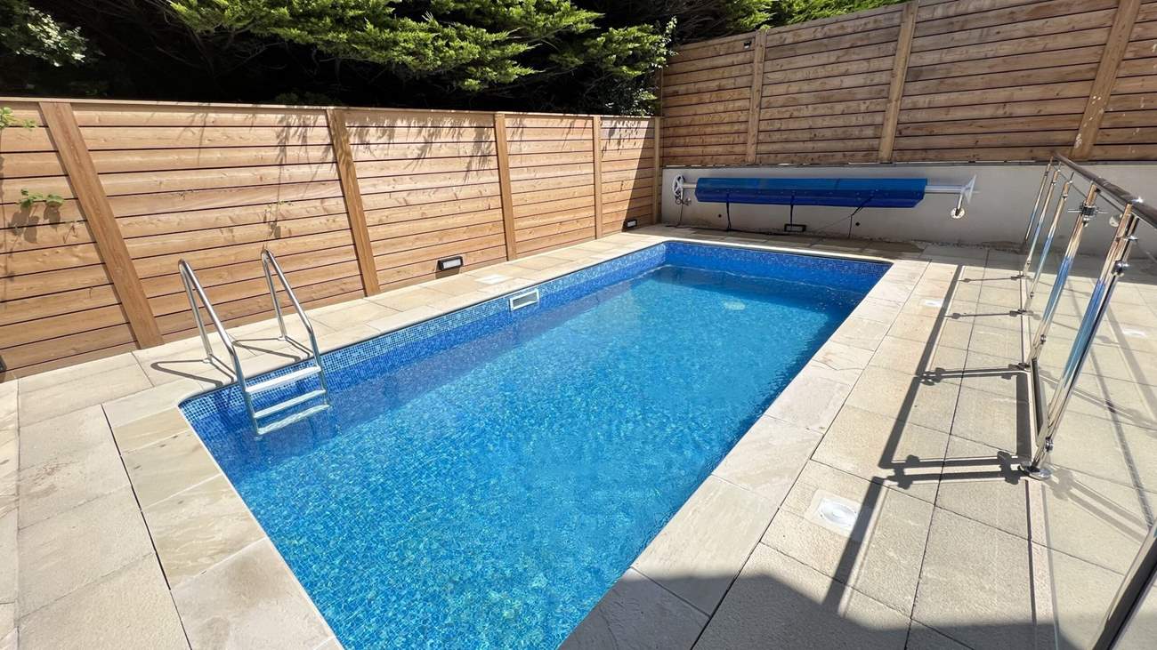 The swimming pool is all yours.