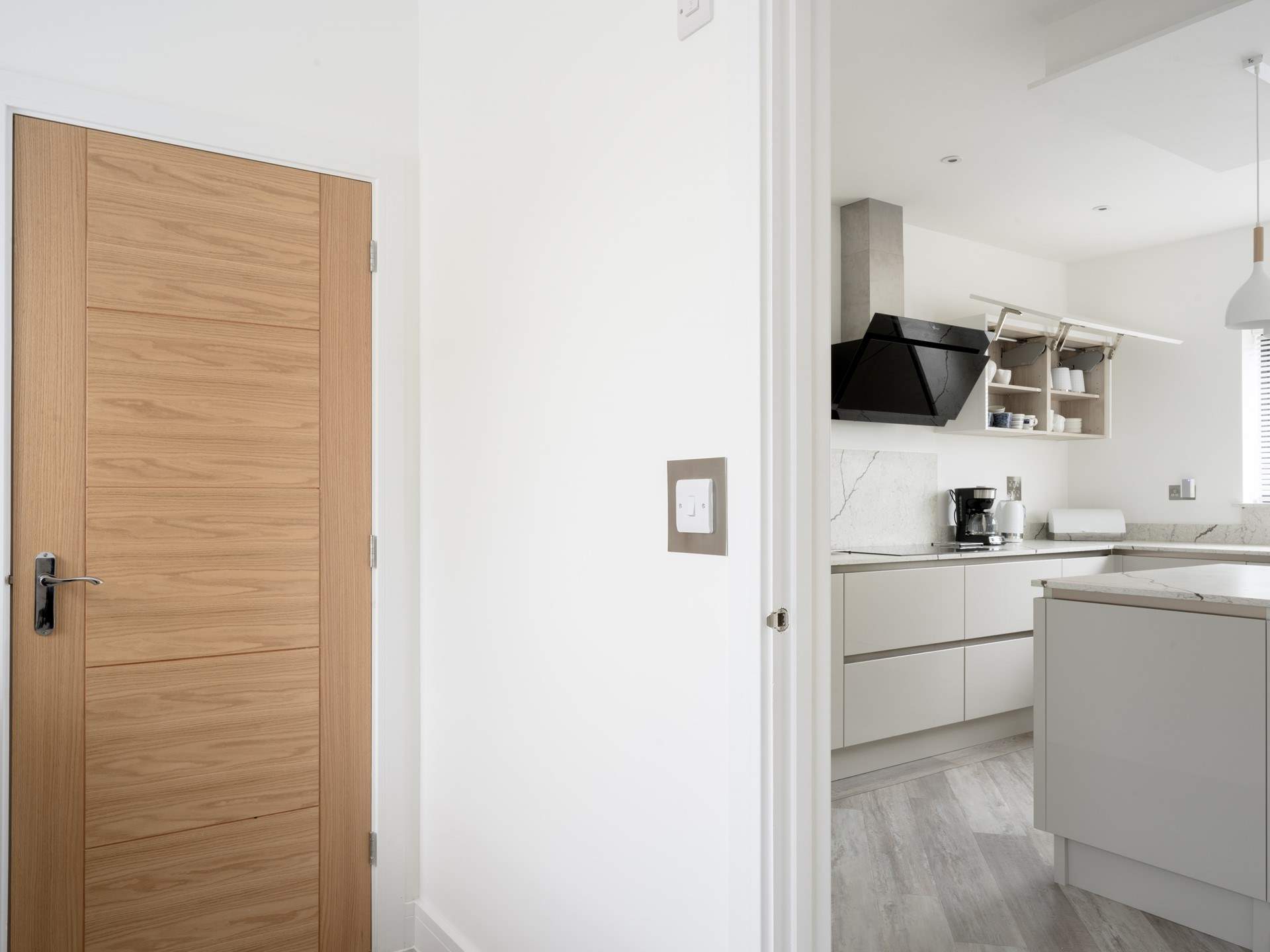 Head back to the kitchen and back to the living area.