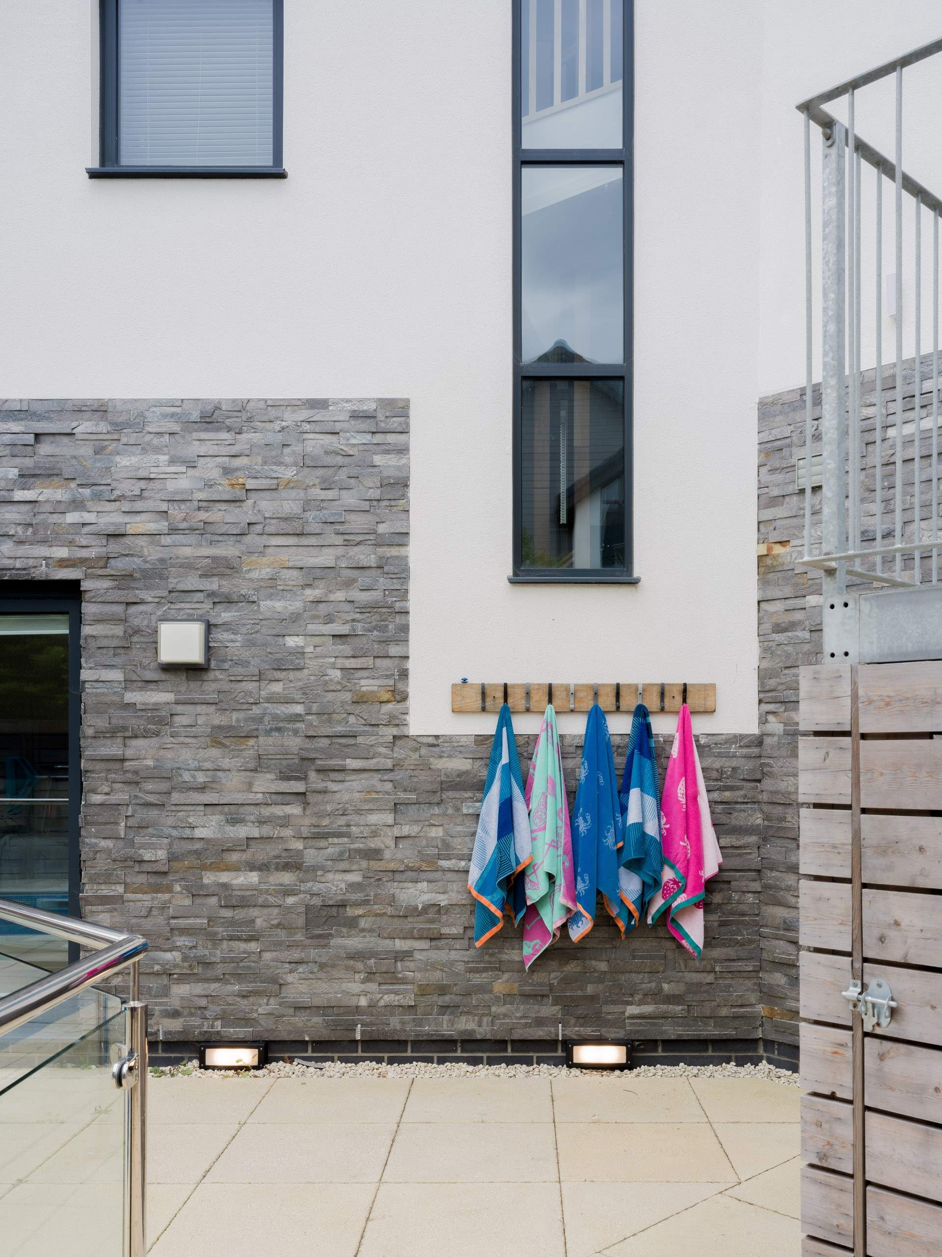 No detail has been over looked at Capella there is also a handy outdoor shower.