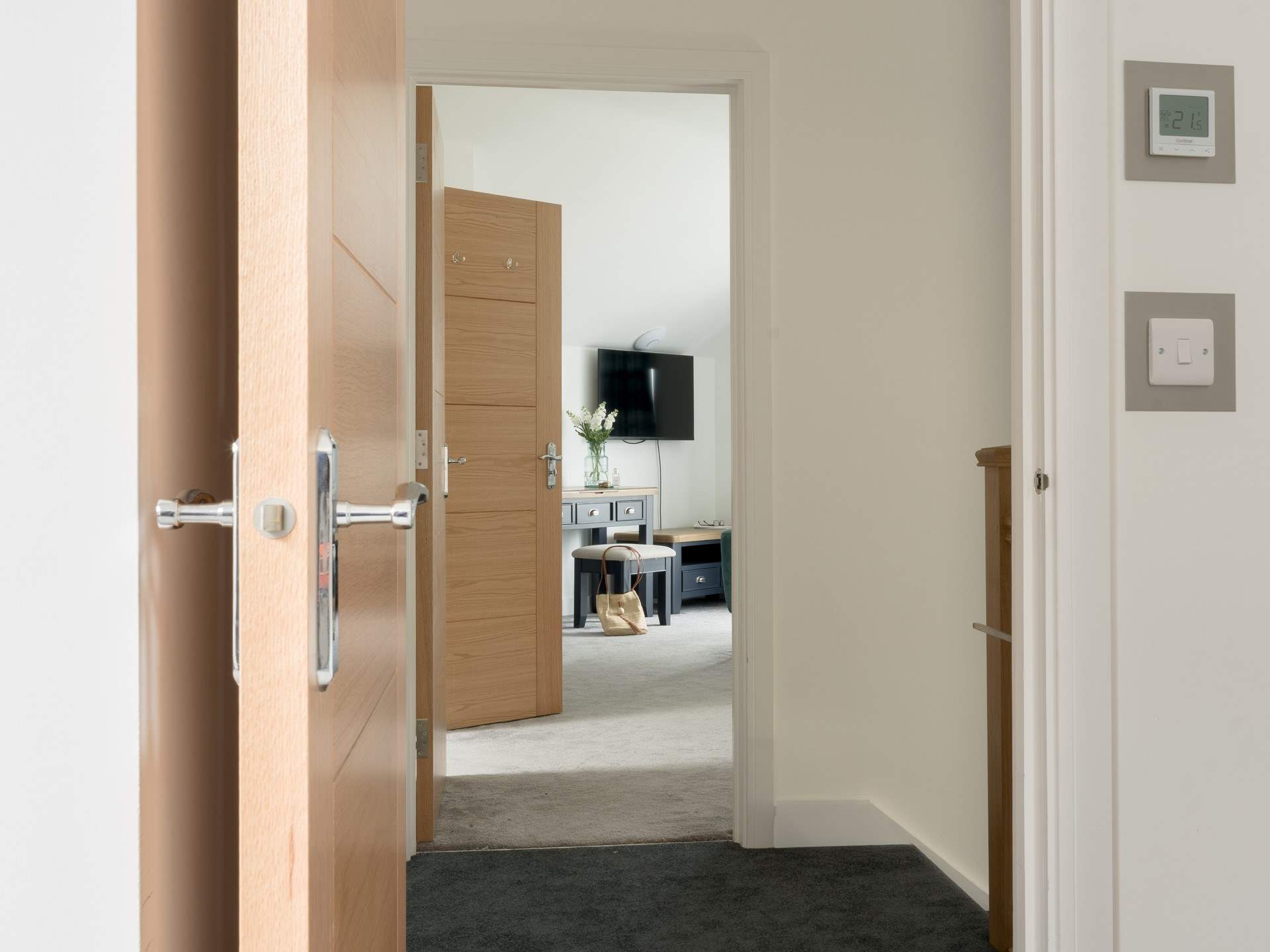At the top of the landing you will discover a further two luxurious bedrooms.