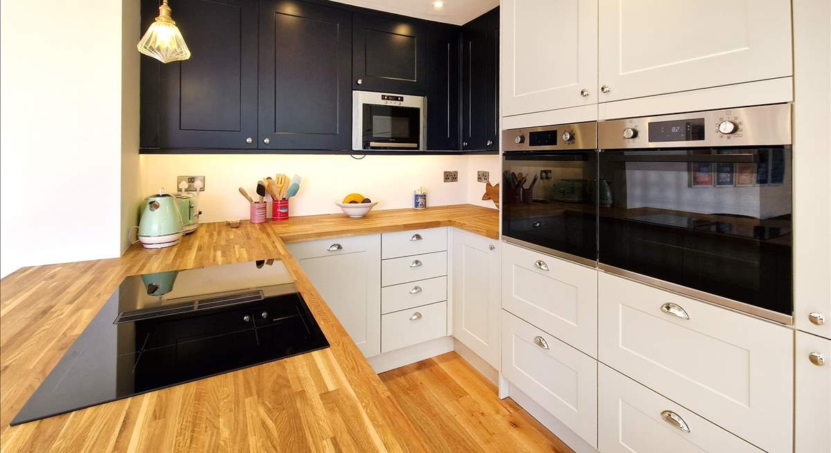 The super stylish kitchen.
