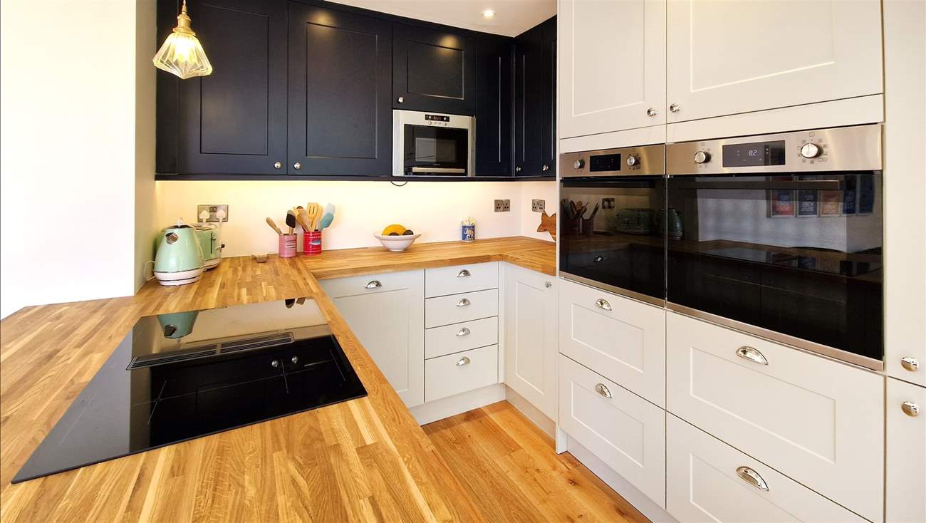 The super stylish kitchen.