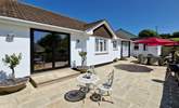The large patio is a real suntrap. - Thumbnail Image