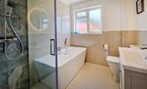 The family bathroom as a bath for a long soak after a busy beach day.  - Thumbnail Image