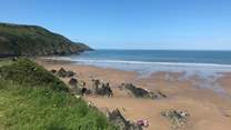 Beautiful Putsborough beach is a short drive away.