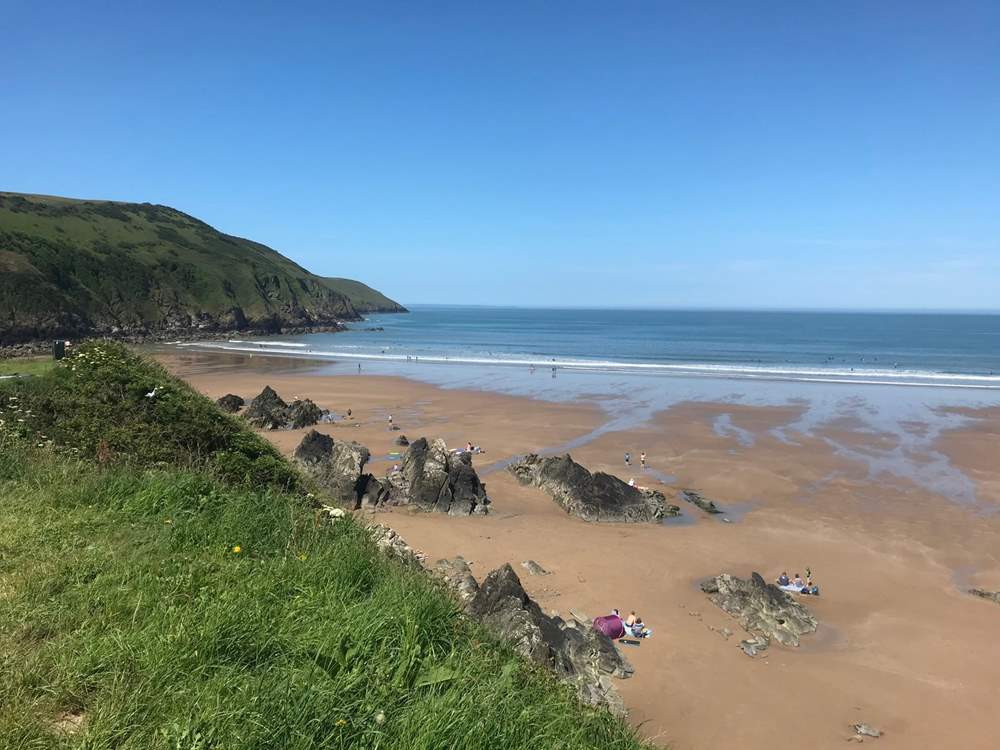 Beautiful Putsborough beach is a short drive away.