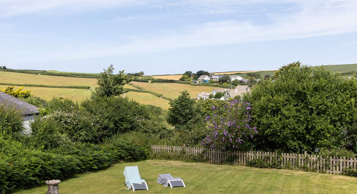 Relax on the large lawn whilst the kids and dogs let off steam.