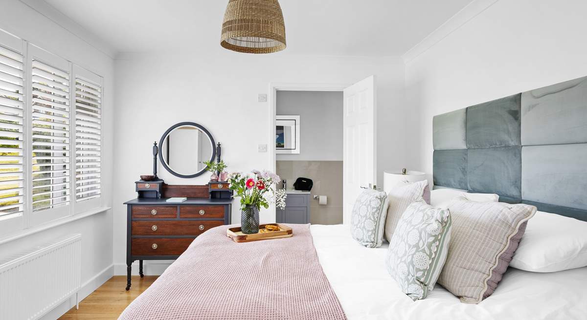 Bedroom 1 is beautifully furnished with a super-king size bed.