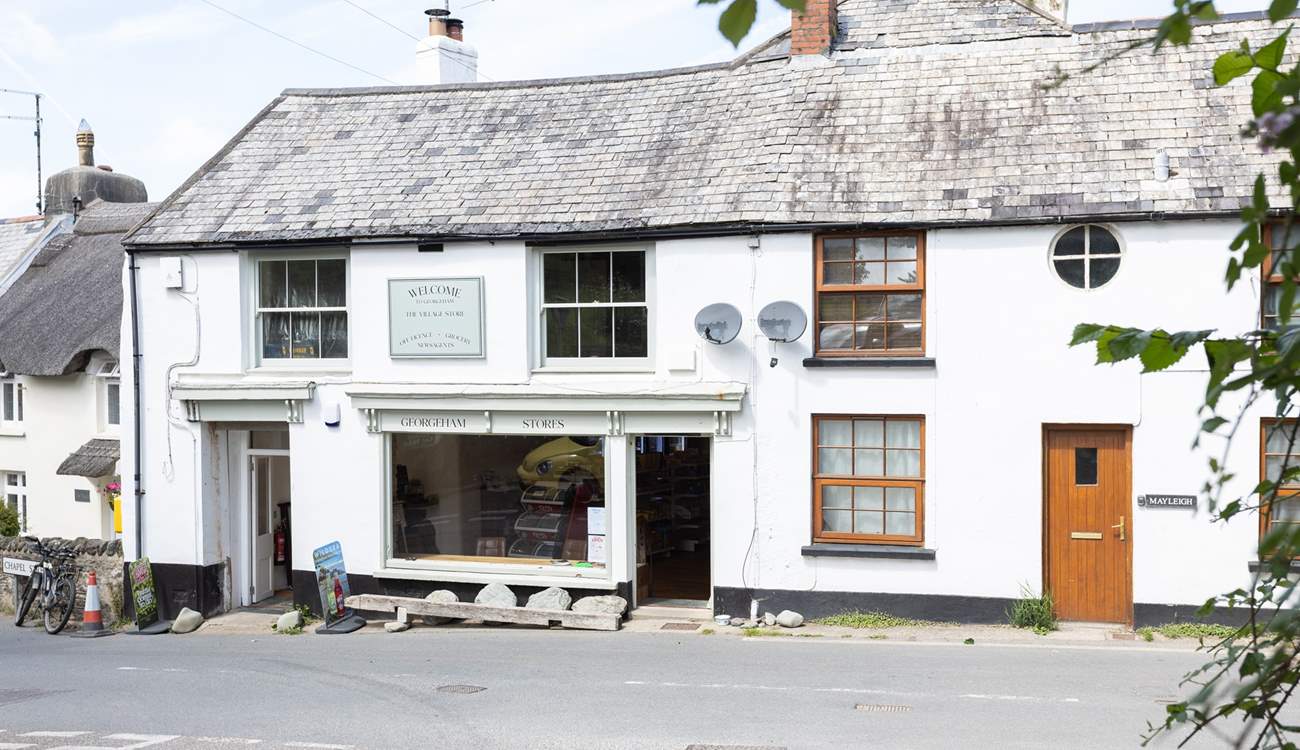 Stroll down to the village shop for fresh morning goodies. 