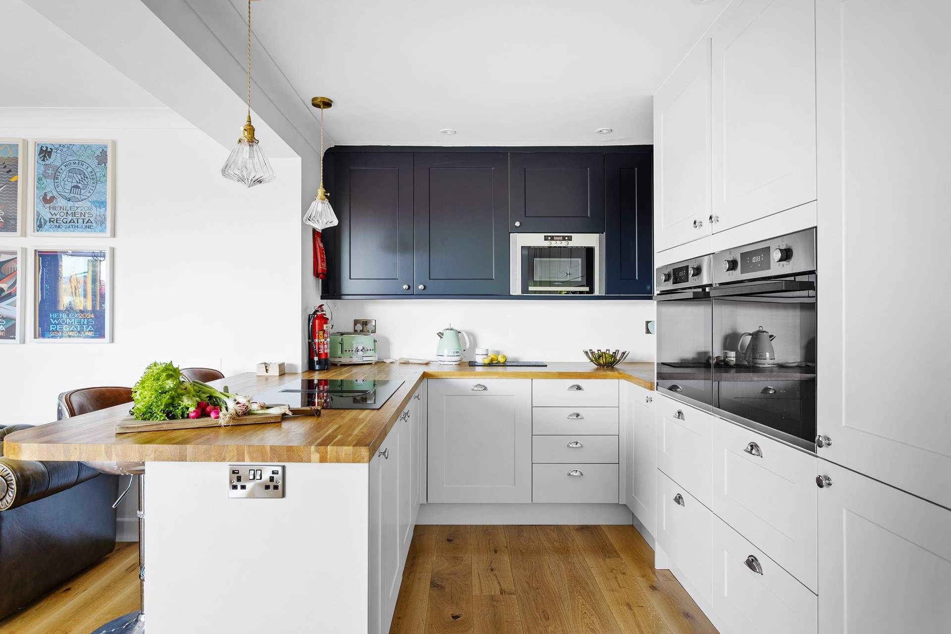 The super stylish kitchen.