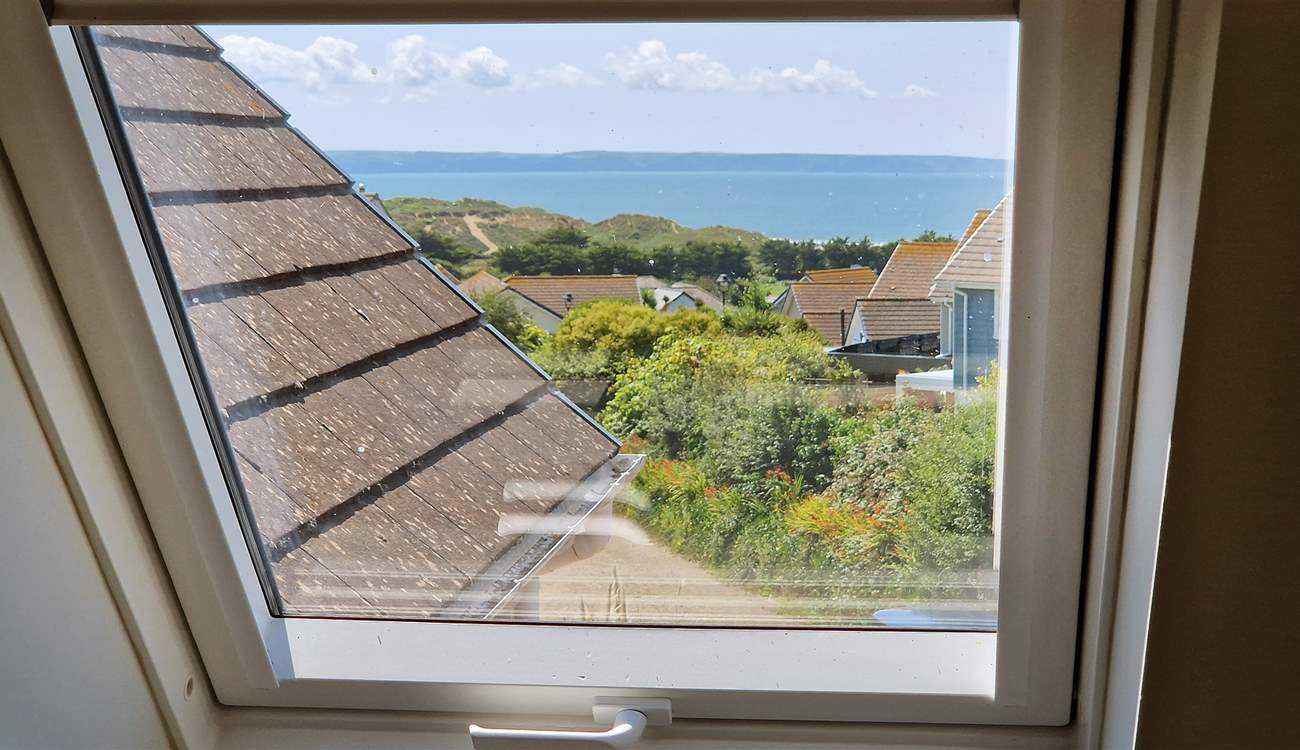 The view towards the ocean from the first floor. 