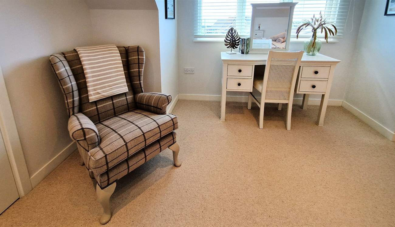 A quite corner for a some holiday reading.