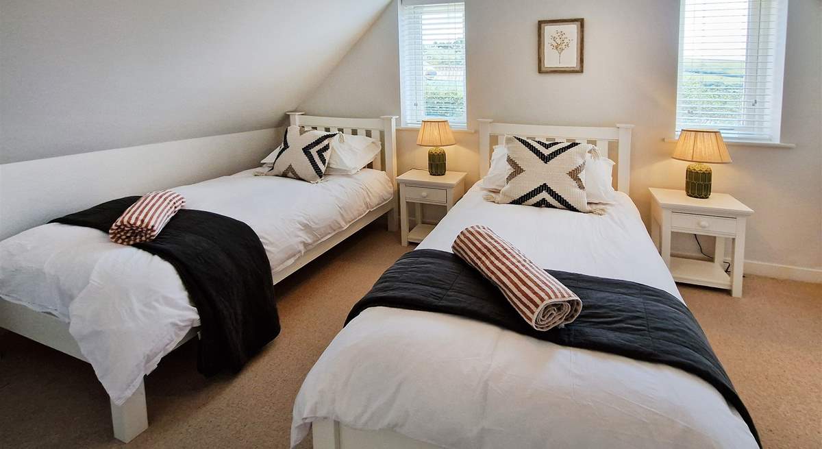 The twin room is ideal for either children or adults. 